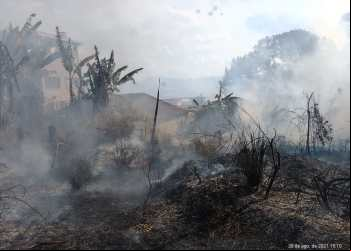 RESGATE VOLUNTÁRIO É ACIONADO PARA INCÊNDIO CONTROLAR INCÊNDIO EM SANTA BÁRBARA