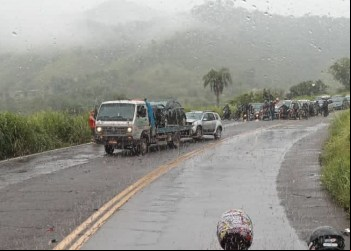 BR-381:ACIDENTE ENVOLVENDO 3 VEÍCULOS EM BELA VISTA DE MINAS