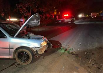 CARRO BATE DE FRENTE COM CARRETA E DEIXA UM FERIDO EM BARÃO DE COCAIS