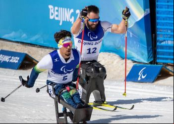 Esqui cross-country encerra campanha paralímpica brasileira em Pequim