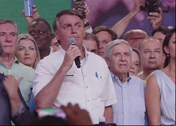 Bolsonaro diz em evento do PL que eleição é luta "do bem contra o mal"