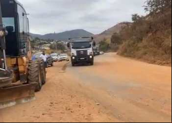 DESVIO NA BR-262 EM ABRE CAMPO SERÁ ASFALTADO