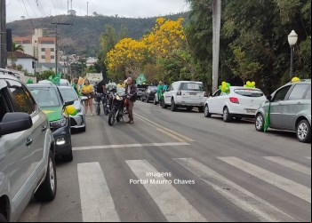 CARREATA PRO BOLSONARO EM NOVA ERA REÚNE MAIS DE 200 CARROS NESTE DOMINGO