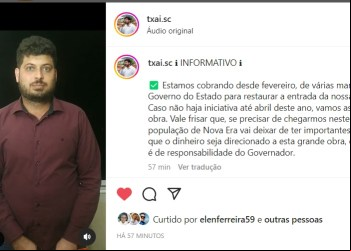 TXAI REBATE ATO DE RIAN PEREIRA EM VIDEO NO INSTAGRAM " ME SURPREENDI "