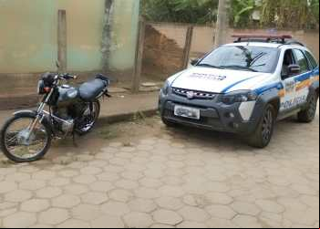 PM DE NOVA ERA RECUPERA MOTO ROUBADA EM JOÃO MONLEVADE