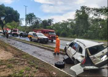 Mulher morre em acidente no "Morro da Usipa", em Ipatinga