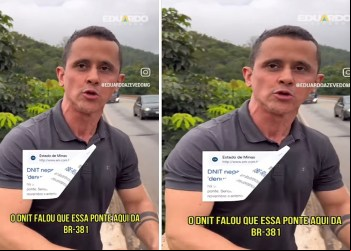 DEPOIS DO SENADOR CLEITINHO, IRMÃO VAI A PONTE TORTA "COBRAR DO DNIT"