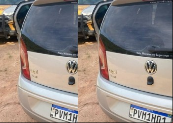 POLÍCIA MILITAR RODOVIÁRIA RECUPERA CARRO ROUBADO NA MGC-120