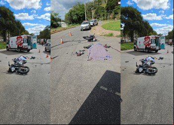 JOÃO MONLEVADE: MOTOCICLISTA MORRE EM ACIDENTE E MOTORISTA DE CAMINHÃO FOGE SEM PRESTAR SOCORRO