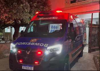 HOMEM FICA FERIDO EM CONFUSÃO NO BAIRRO CERÂMICA E É SOCORRIDO POR BOMBEIROS VOLUNTÁRIOS EM SÃO DOMINGOS DO PRATA